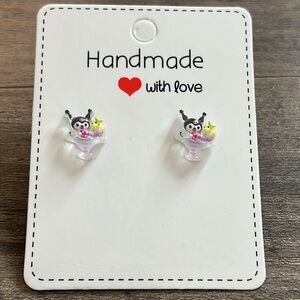 Handmade Kuromi earrings